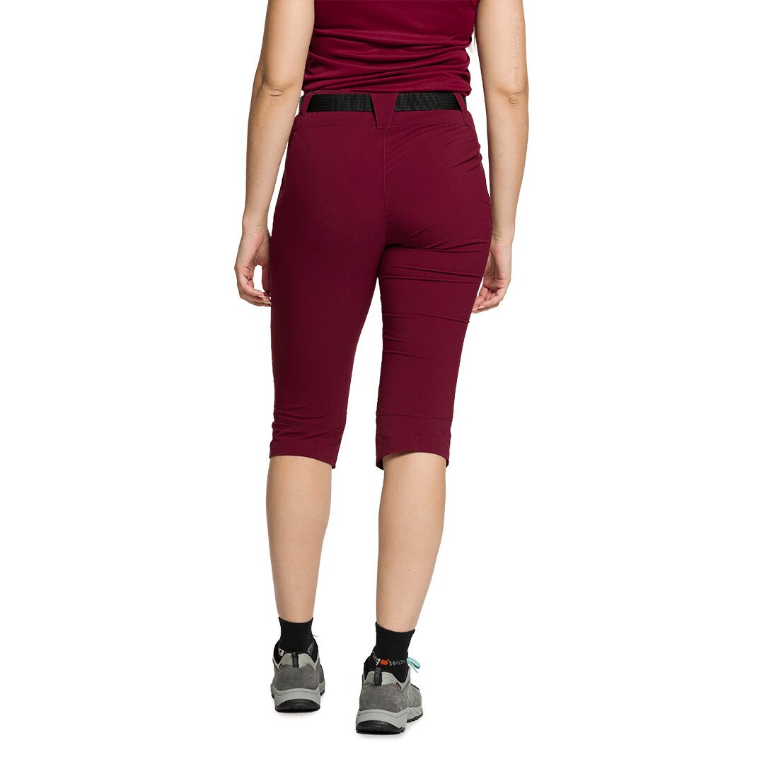 Pantalón pirata de mujer Nzilo Trangoworld - Burdeos Burdeos-2