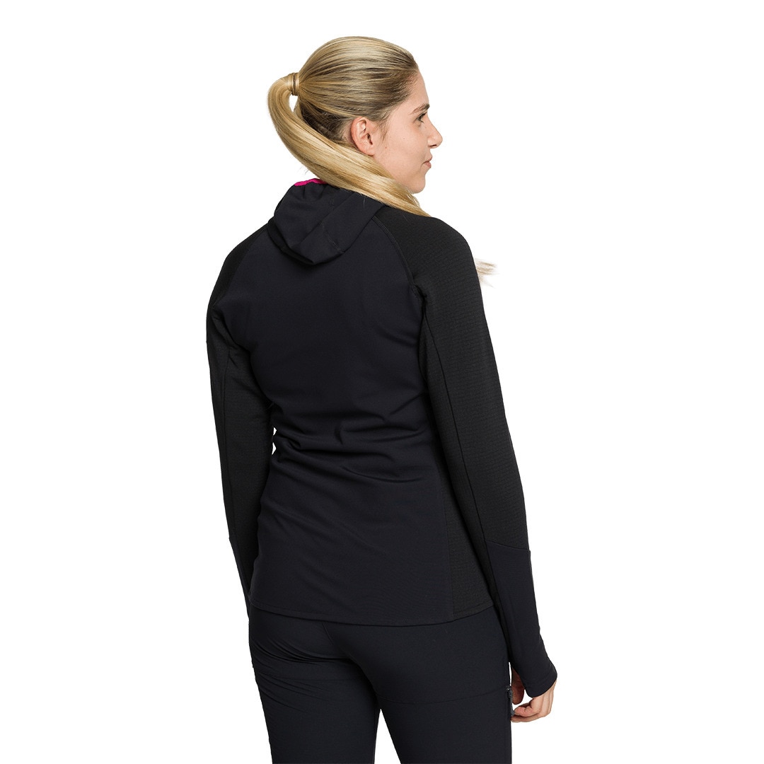 Chaqueta de mujer Marle Trangoworld - Negro / Rosa Negro / Rosa-3