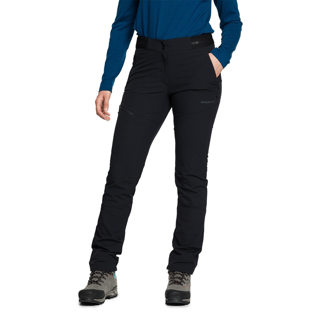 Pantalón largo de mujer Balmaz df Trangoworld - Negro Negro-1
