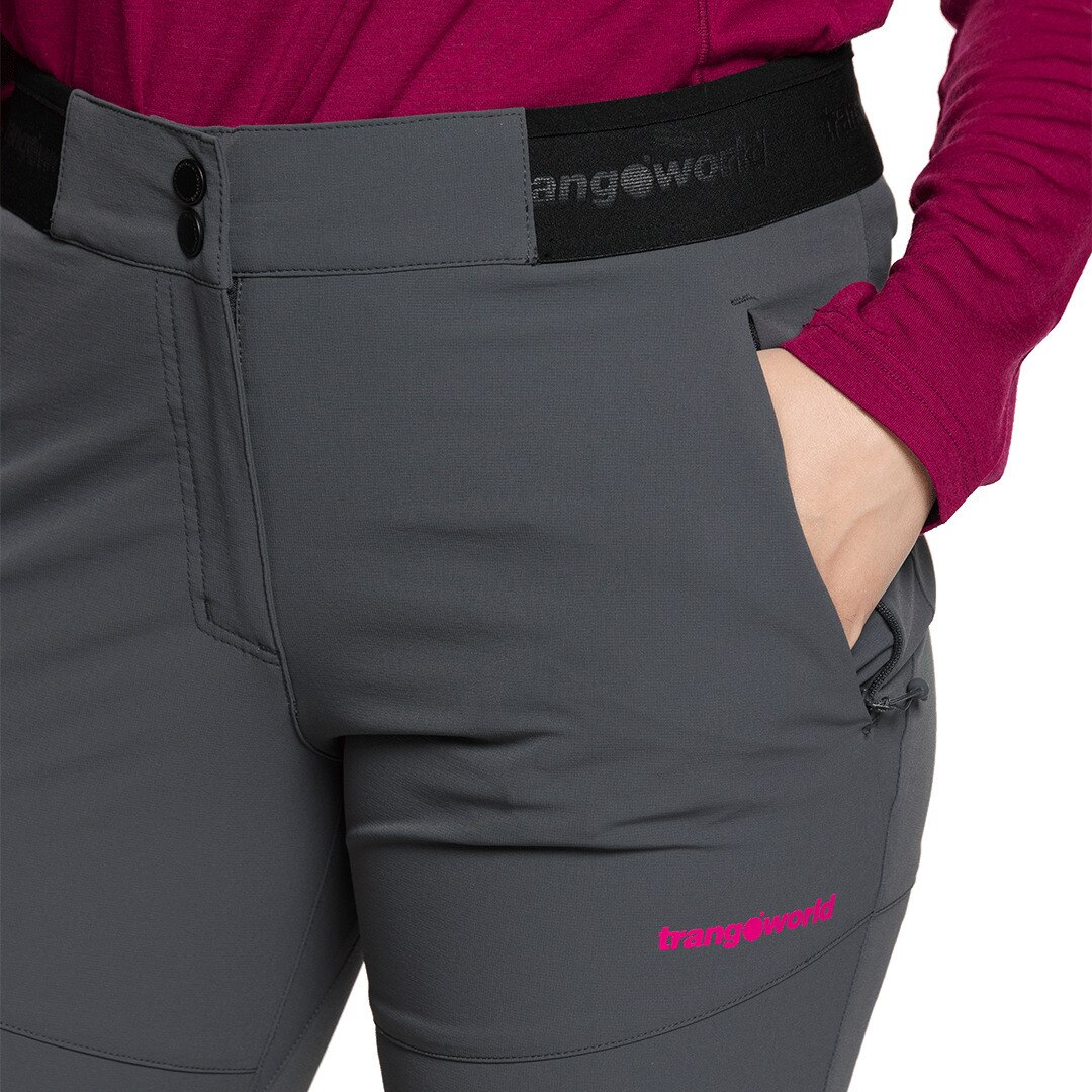 Pantalón largo de mujer Balmaz df Trangoworld - Gris Gris-3