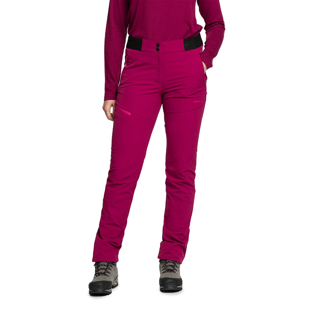 Pantalón largo de mujer Balmaz df Trangoworld - Burdeos Burdeos-1