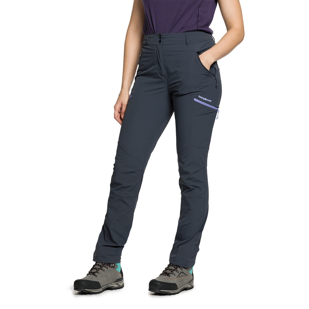 Imagen 0 de Pantalón largo de mujer Malaren df Trangoworld Antracita