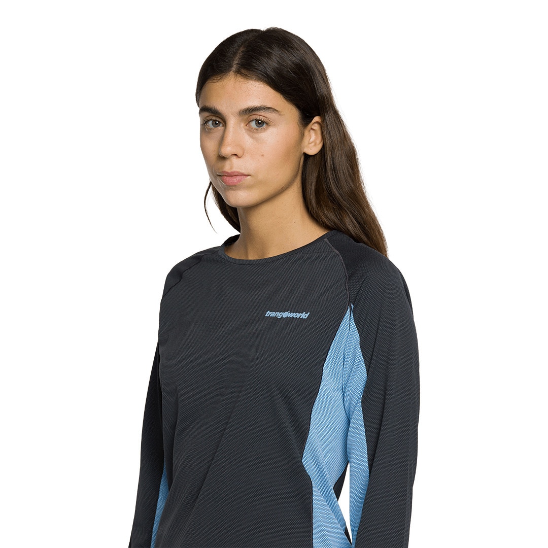 Camiseta de mujer Sardala Trangoworld - Gris Gris-4