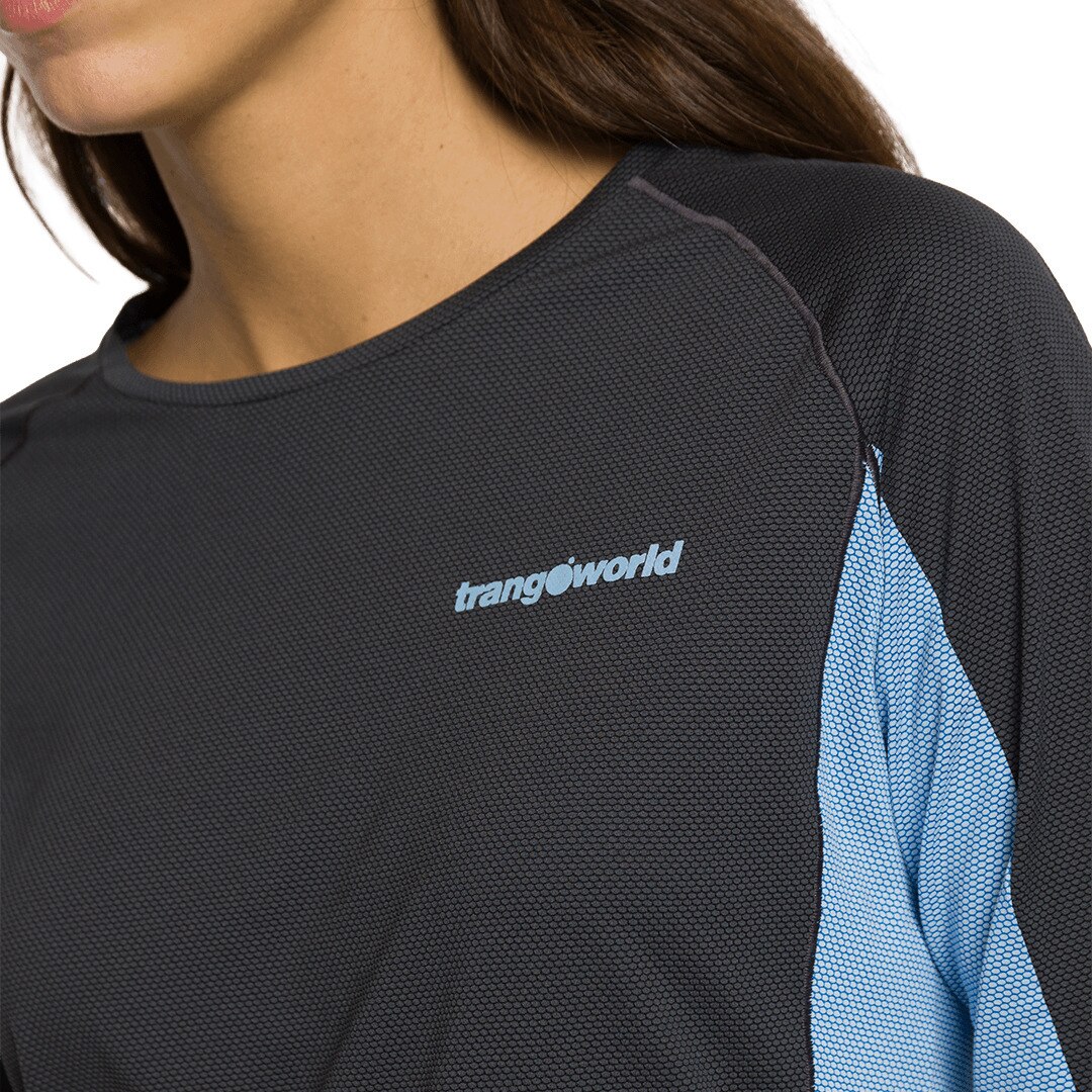 Camiseta de mujer Sardala Trangoworld - Gris Gris-5