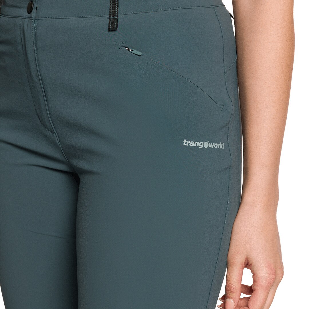 Pantalón largo de mujer Bacalar Trangoworld - Azul Azul-4