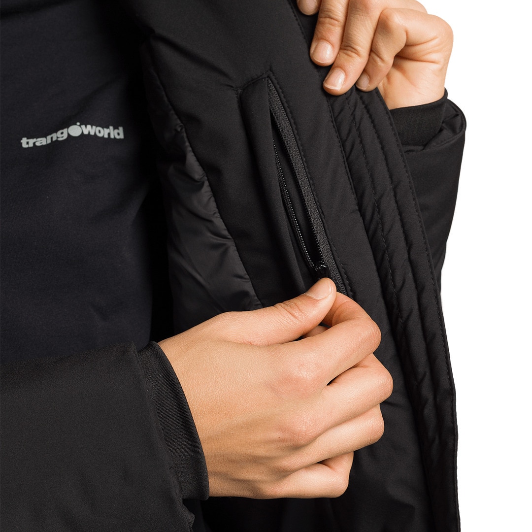 Imagen 5 de Chaqueta de mujer Luik termic Trangoworld - Negro Negro