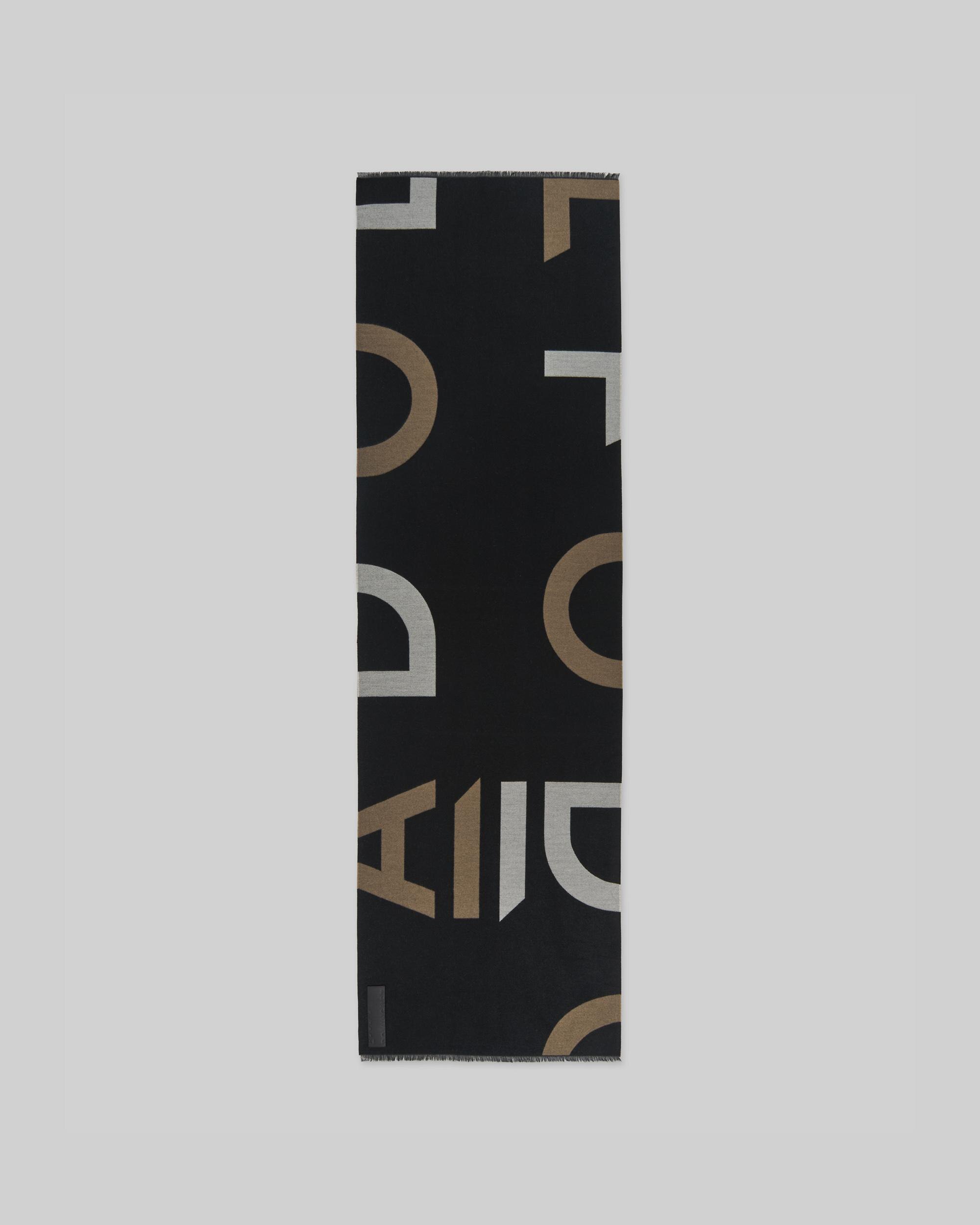 Imagem 0 de Cachecol Jacquard com Maxi Logo