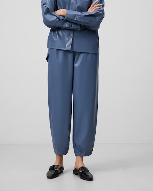 Pantalones Jogger Adolfo Dominguez Mujer Azul Marino