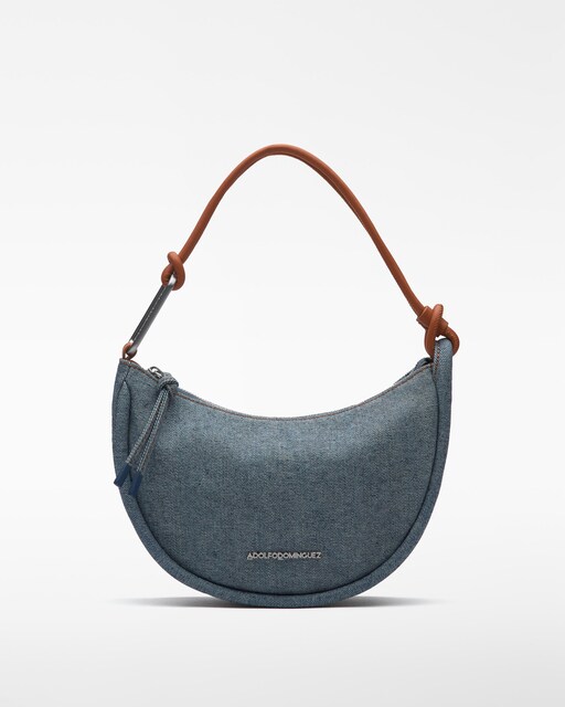 Imagen 0 de Bolso de hombro de mujer estilo Luna con cierre de cremallera
