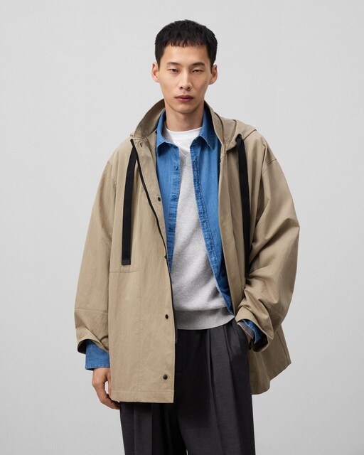Imagen 0 de Parka de hombre con corte oversize y capucha
