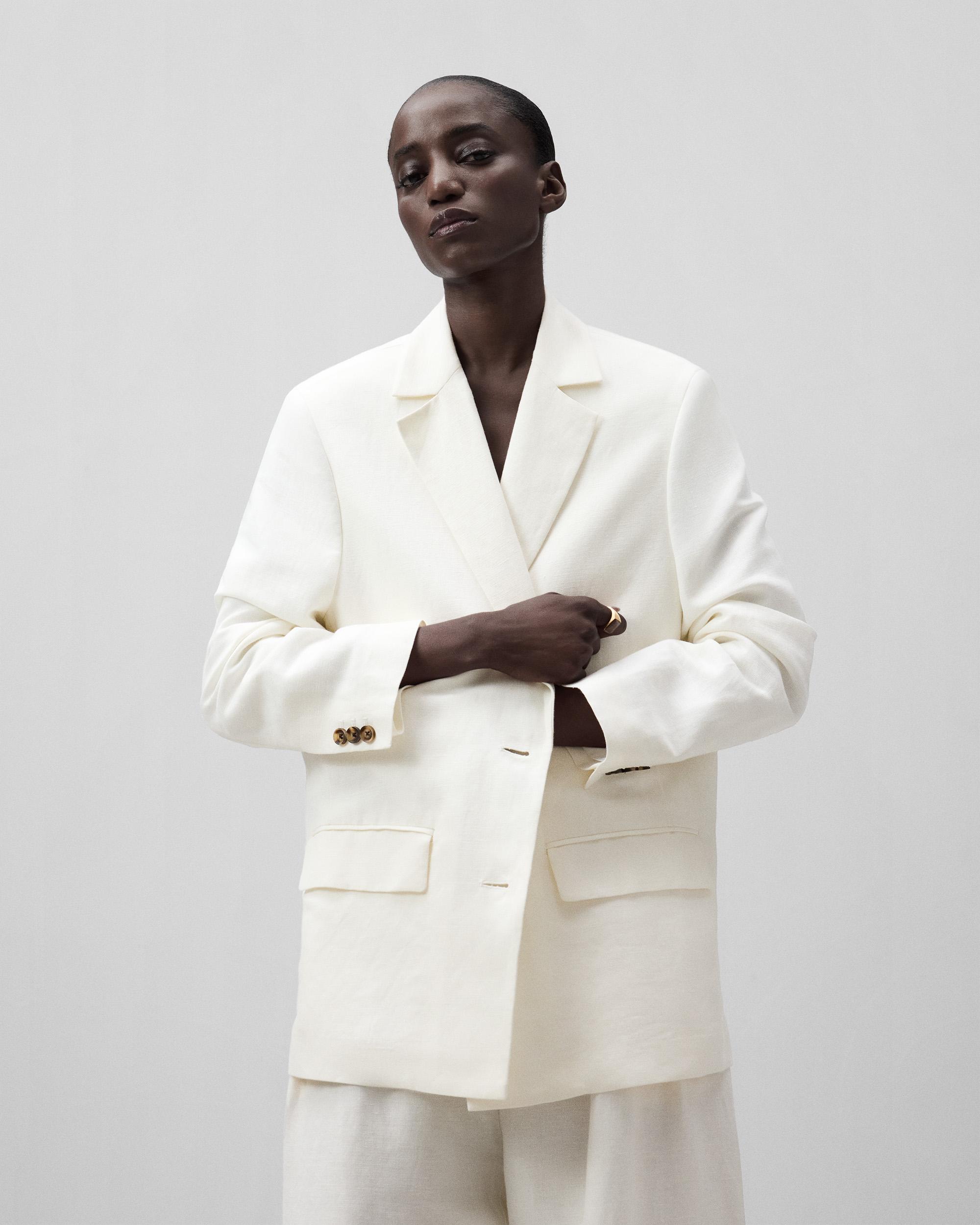 chaquetas blancas el corte ingles