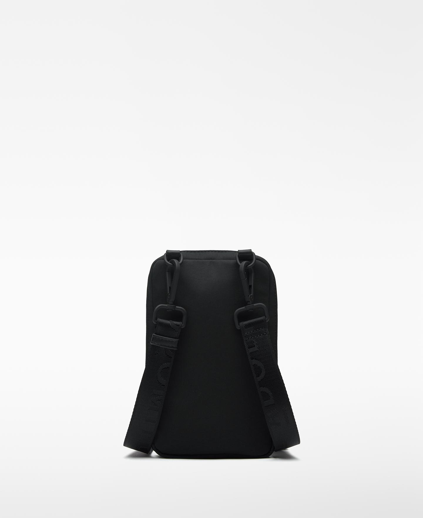 Bandolera de hombre portamóvil con cierre de cremallera waterproof - Adolfo Dominguez - Negro Negro-4
