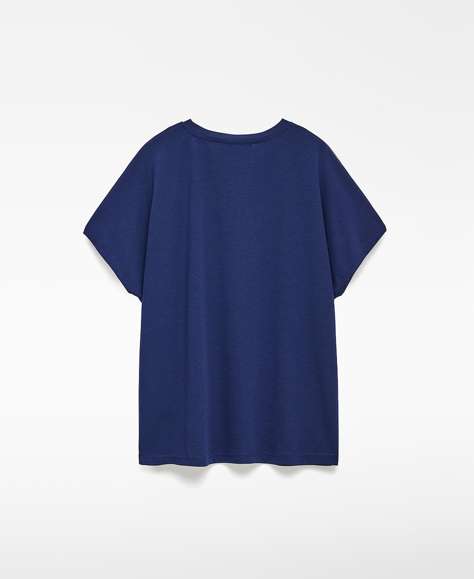 Jersey Azul Hombre Suéter De Punto Azul Marino Adolfo Domínguez