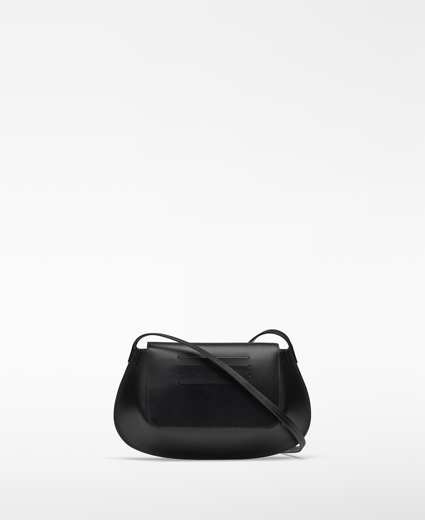 Bandolera de mujer mini de piel dorna - Adolfo Dominguez - Negro Negro-4