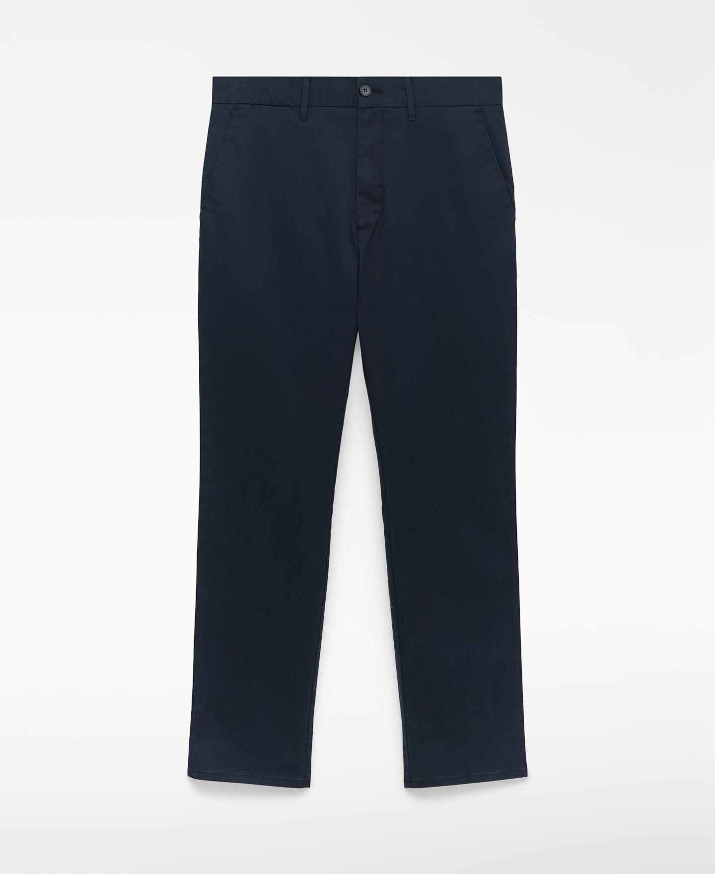 Imagen 6 de Pantalón de hombre chino regular fit - Adolfo Dominguez - Azul marino Azul marino