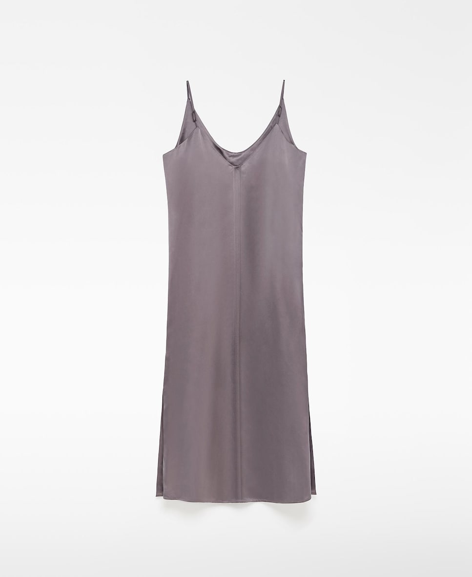 Vestido lencero de tirantes · Adolfo Dominguez · El Corte Inglés