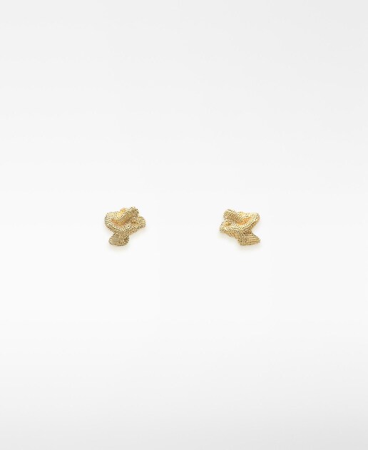 Imagen 0 de Pendientes asimétricos con textura mujer