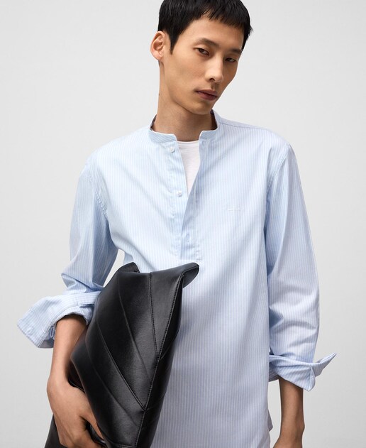 Imagen 0 de Camisa de hombre panadera a rayas