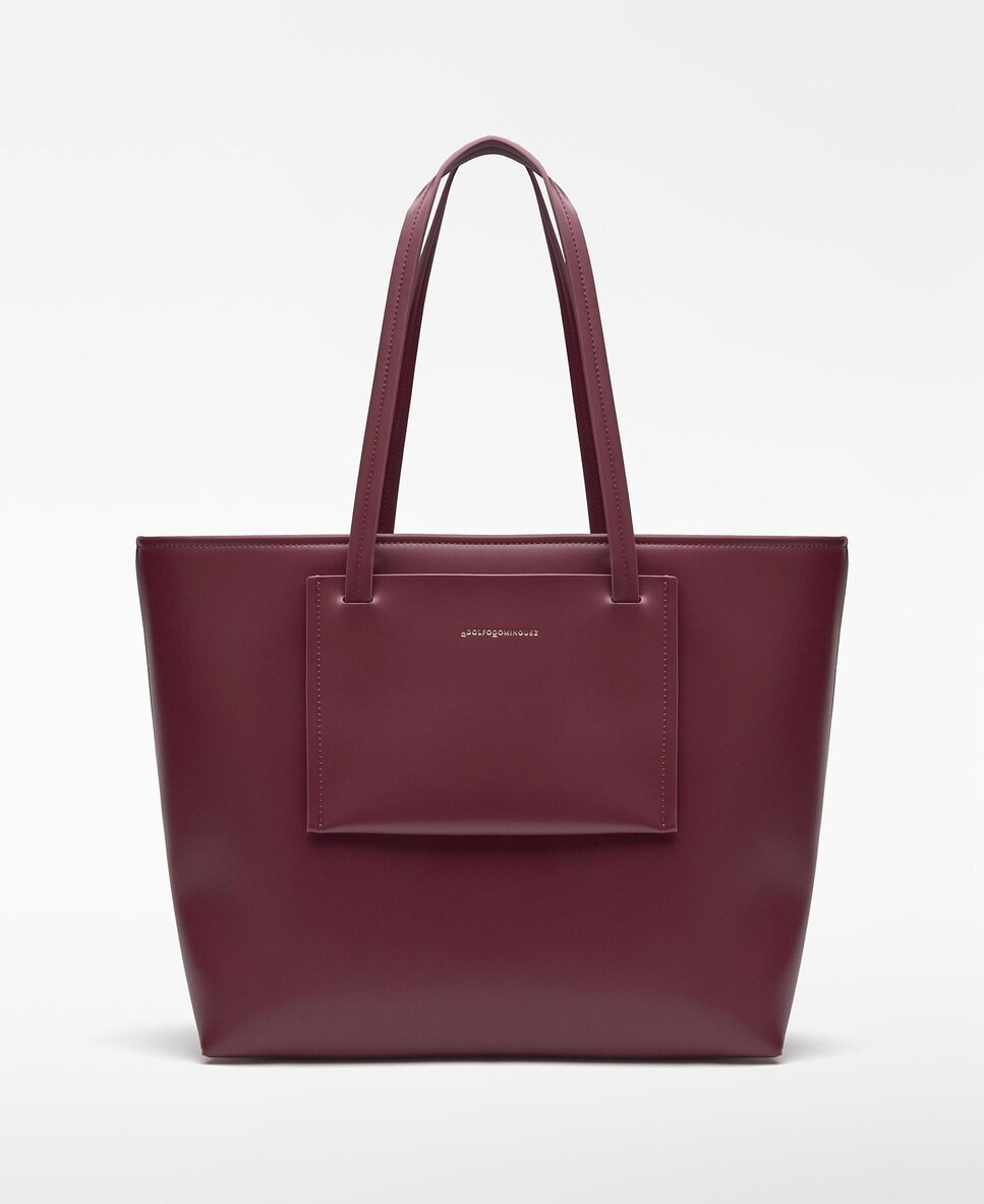 Bolso shopper de mujer horizontal en Piel No Piel · Adolfo