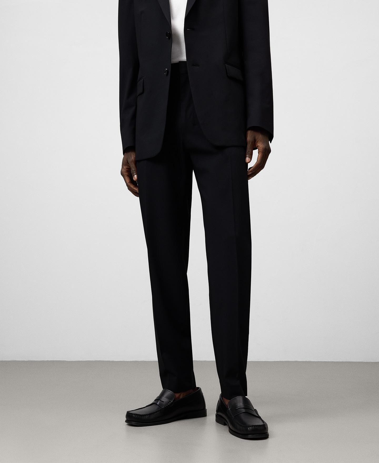 Adolfo Dominguez - Pantalón de vestir de hombre sastre slim fit.