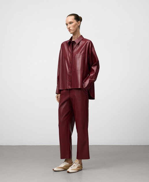 Imagen 0 de Sobrecamisa de mujer de manga larga en Piel No Piel