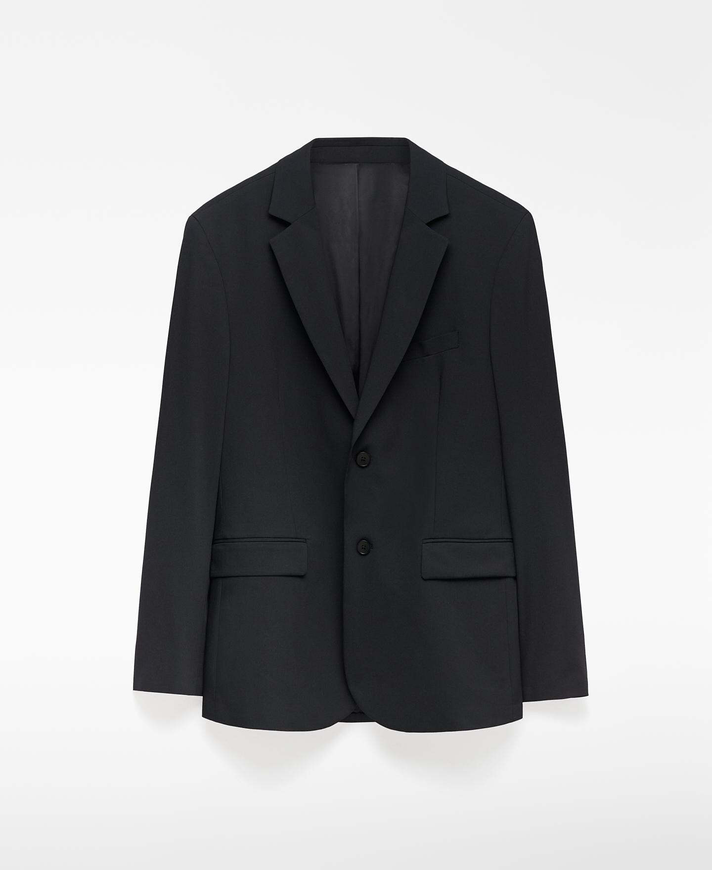 Blazer de hombre sastre slim fit - Adolfo Dominguez - Negro Negro-6