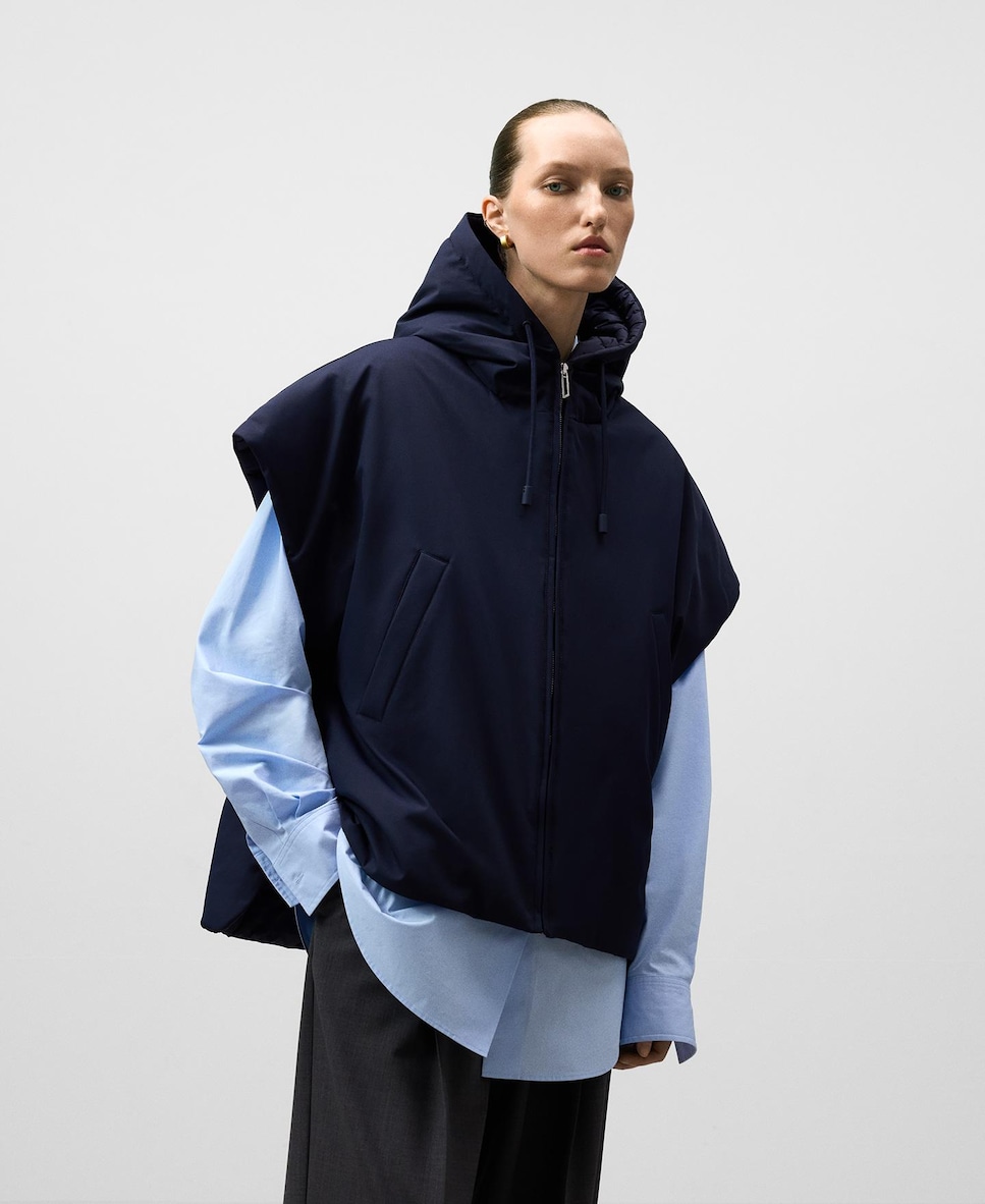 Abrigo Acolchado Chaqueton Mujer Adolfo Dominguez Plumífero