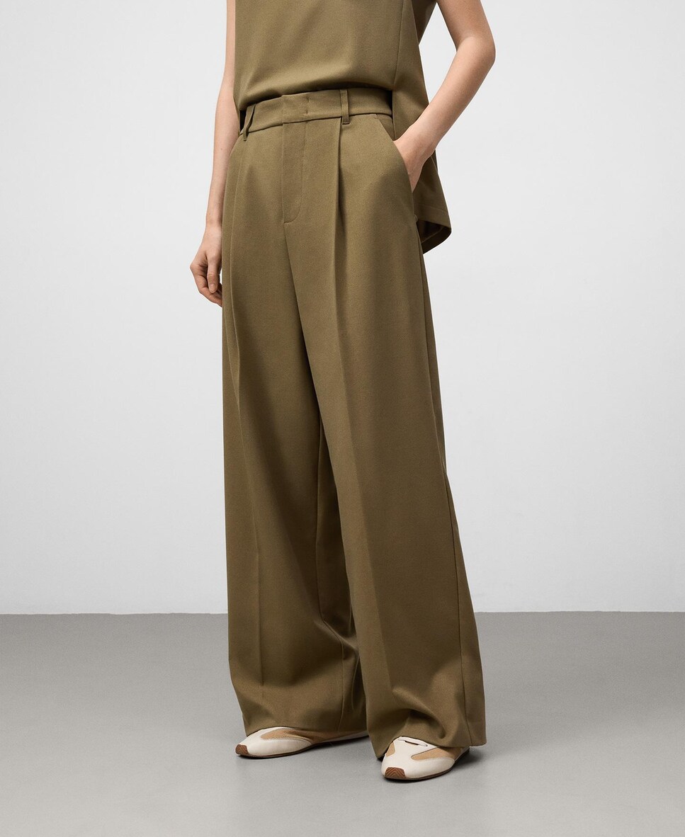 Pantalon Ancho Adolfo Dominguez Pantalones Mujer Pantalón Ancho De