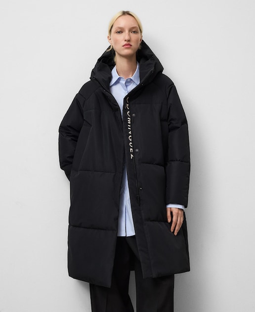 Imagen 0 de Abrigo de mujer acolchado largo