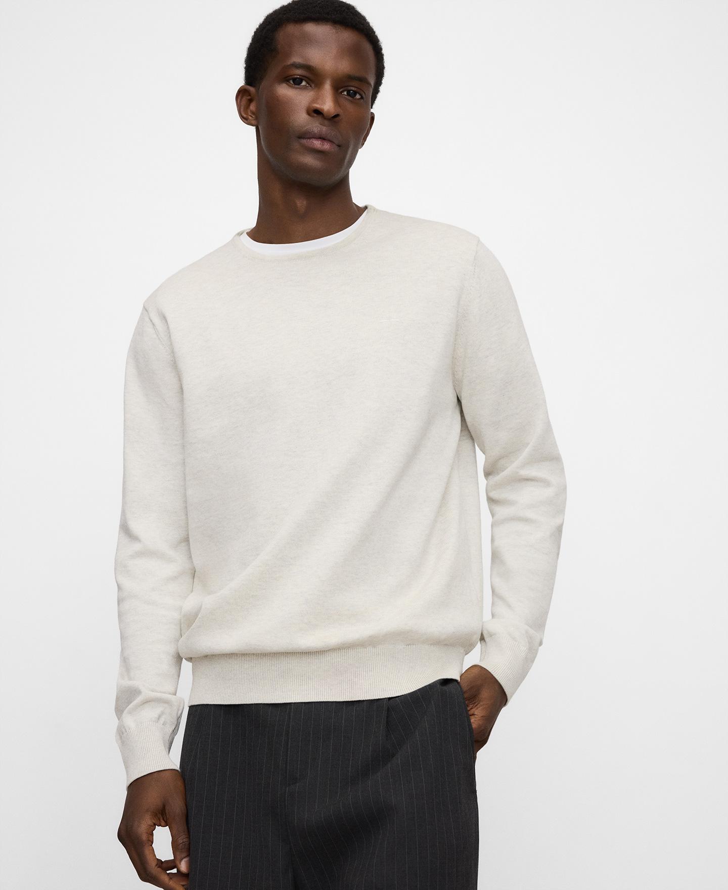 Adolfo Dominguez - Jersey de hombre de punto regular fit.