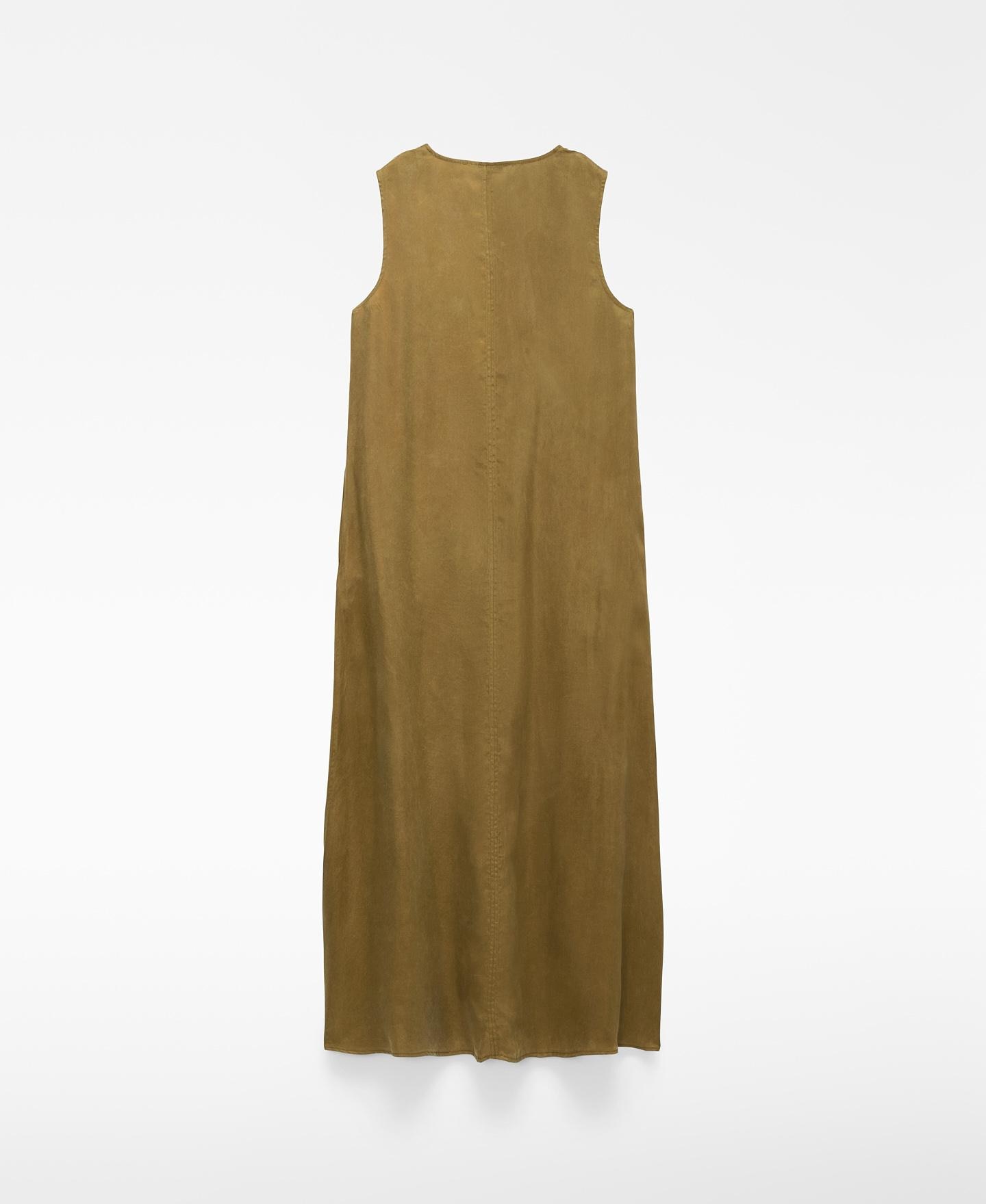 vince green dress Vince // Green Silk Knotted Dress – VSP Consignment main image 1