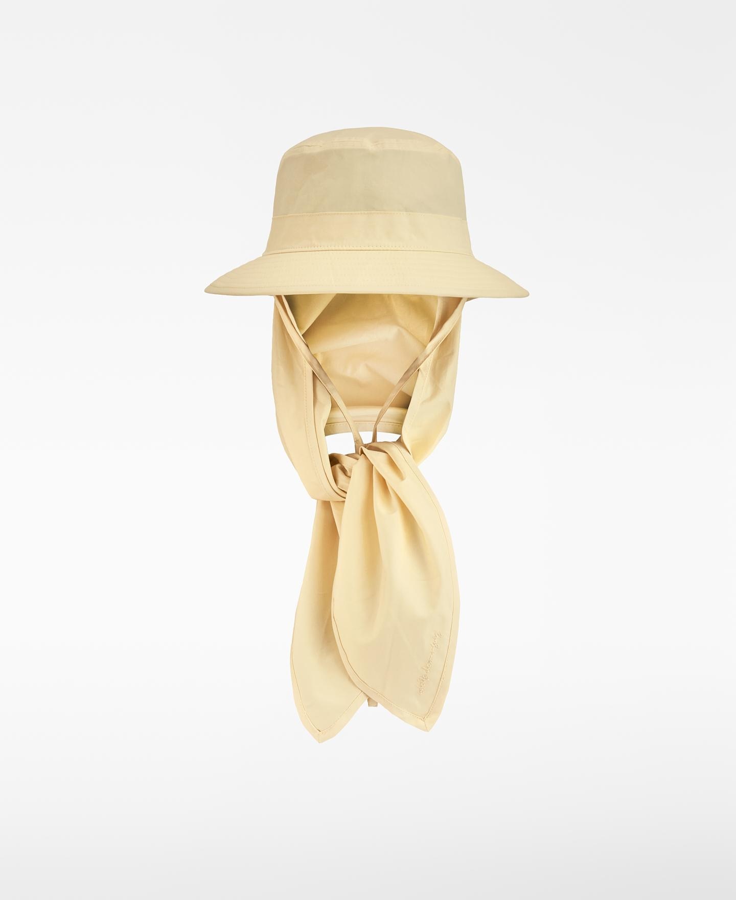 Sombrero de mujer bucket con pañuelo desmontable