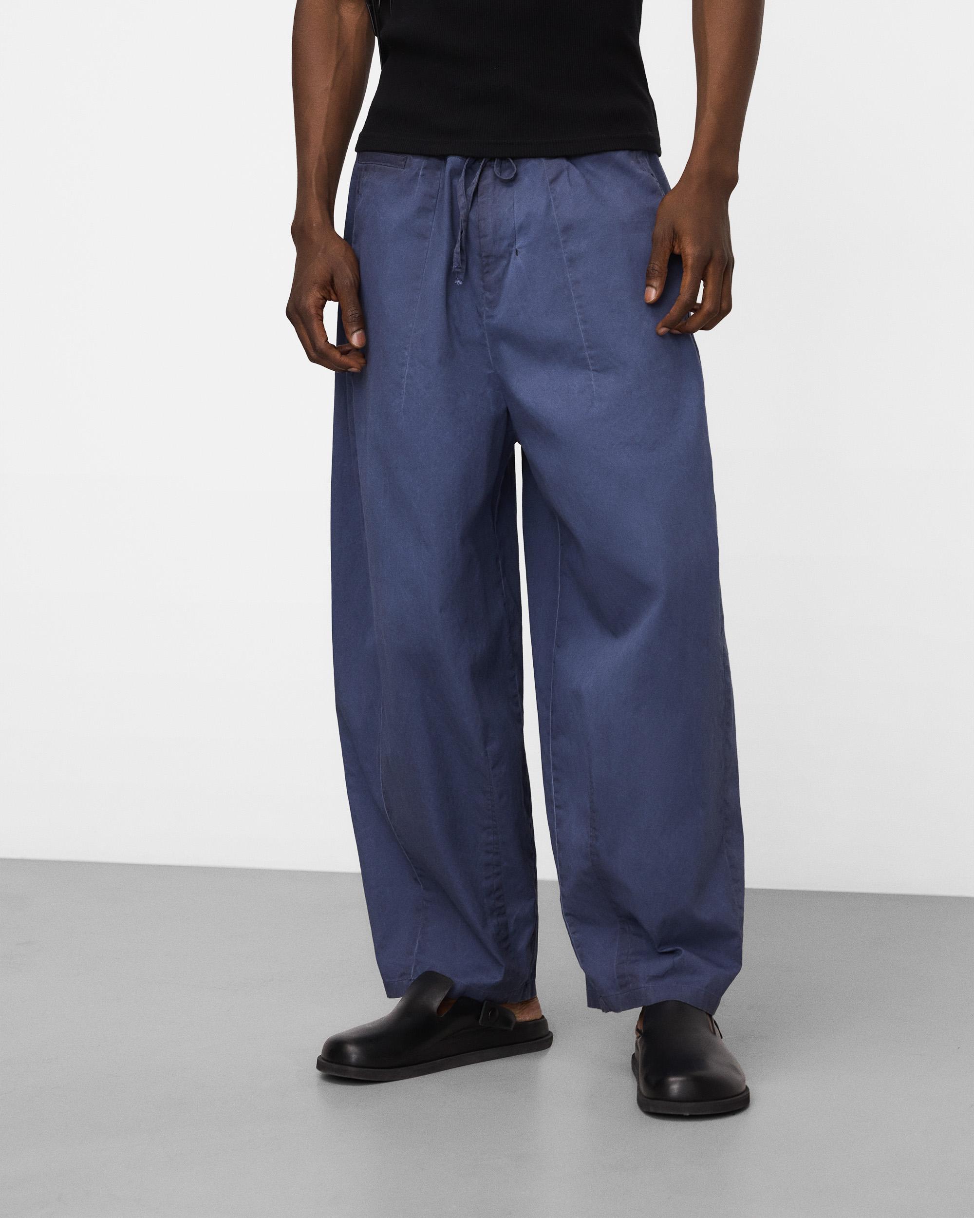 Pantalones joggers de hombre barrel fit en algodón orgánico
