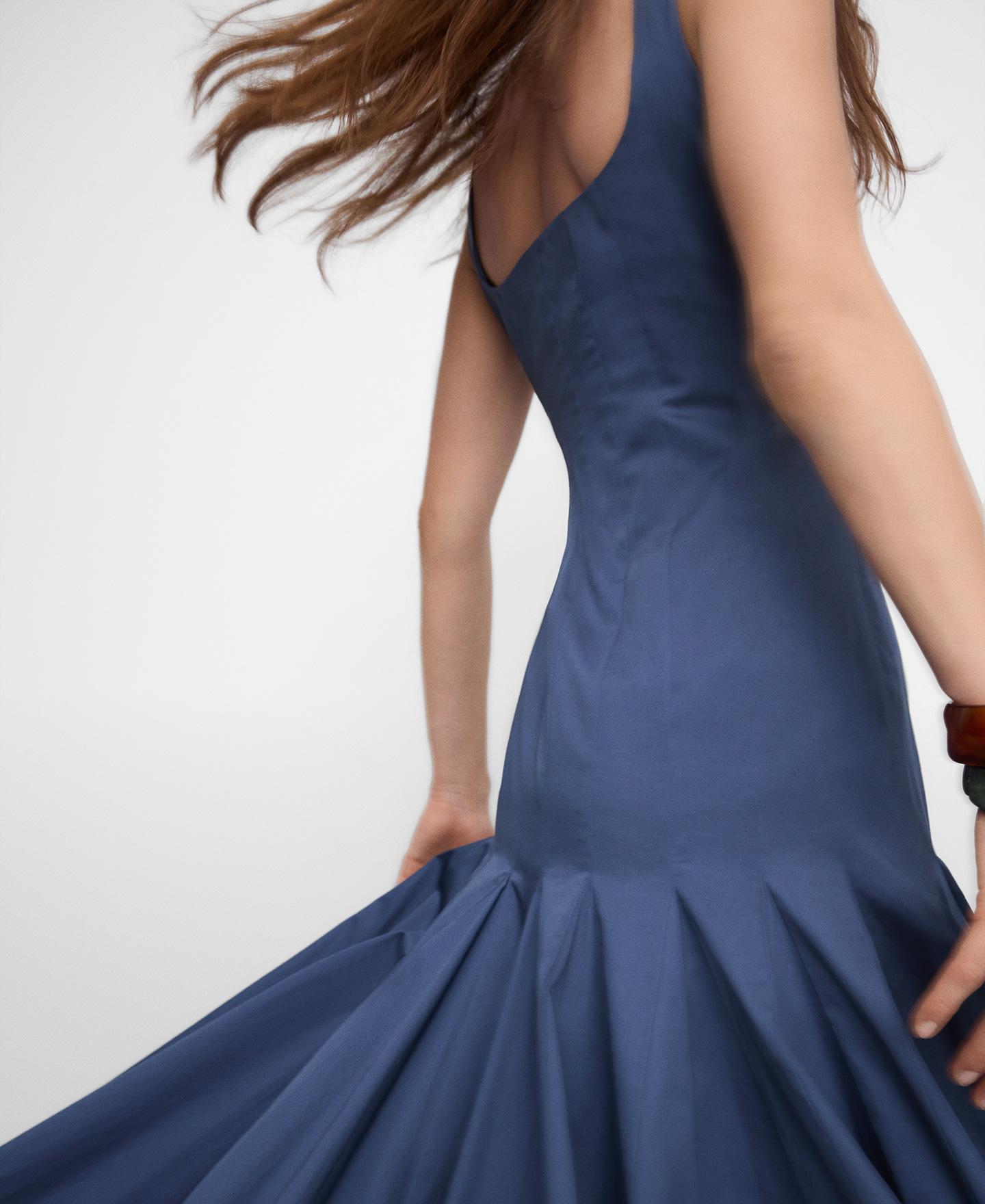adolfo dominguez blue dress Timeless Light Blue Stripe Mini Dress - All Dresses main image 1