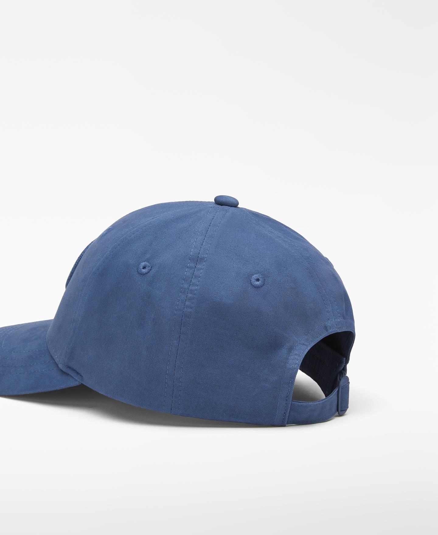 Gorra de mujer algodón con seis paneles y cierre ajustable - Adolfo Dominguez - Azul índigo Azul índigo-3