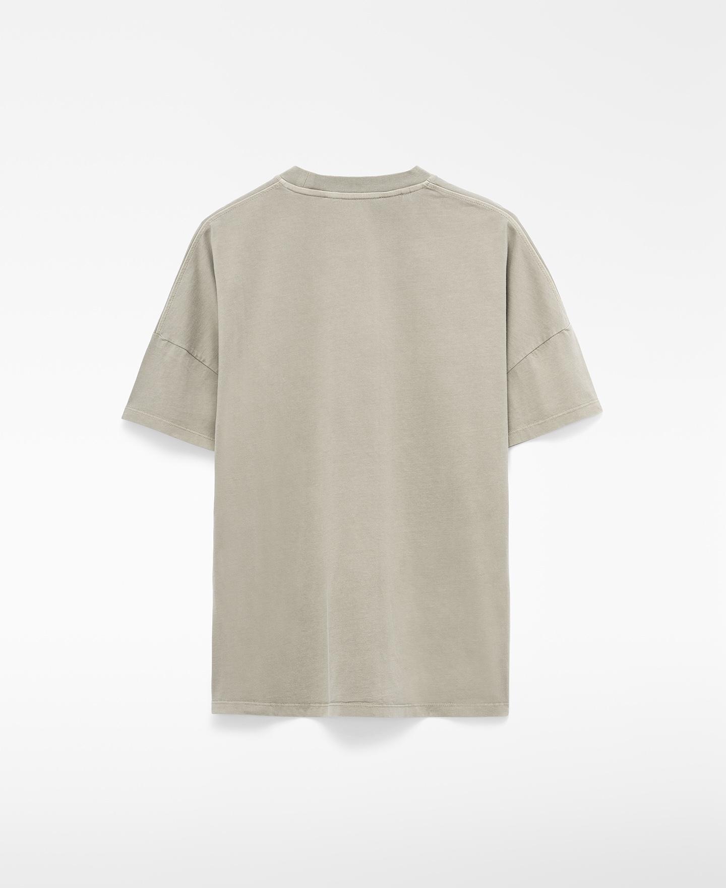 Camiseta de manga corta de hombre de algodón con regular fit y cuello caja - Adolfo Dominguez - Topo Topo-5