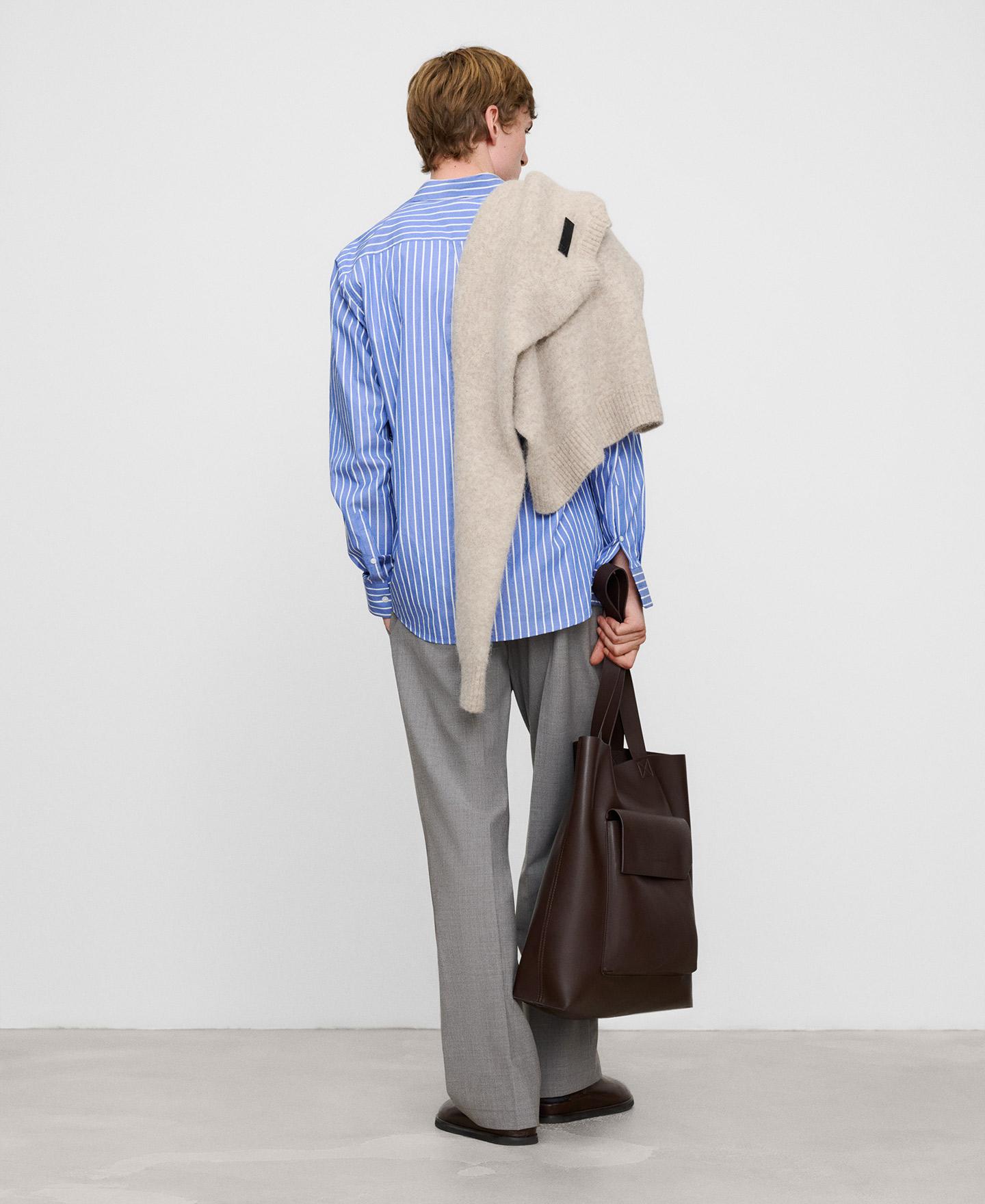 Imagen 3 de Pantalón de hombre de vestir recto - Adolfo Dominguez - Gris Gris