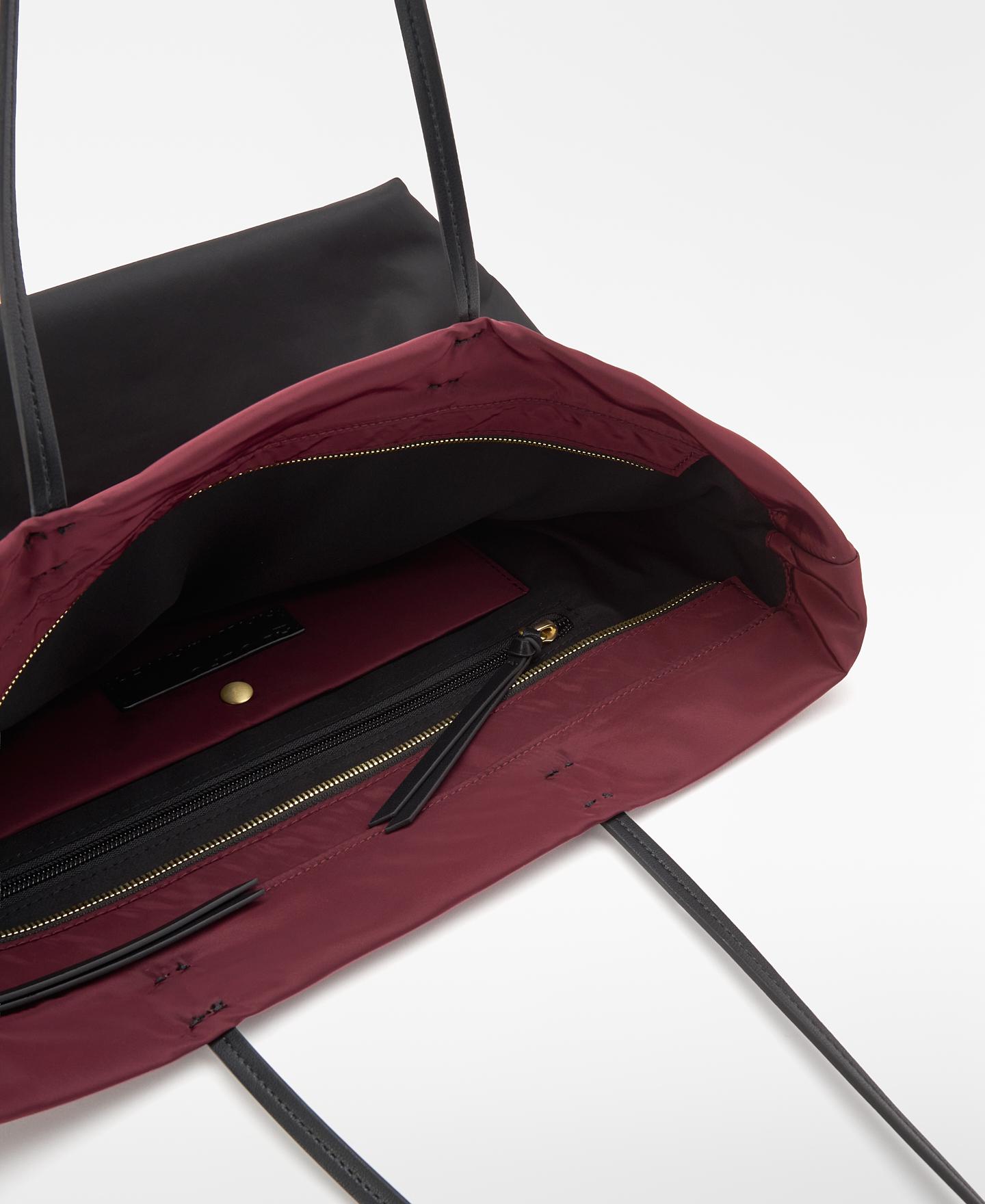 Bolso shopper de mujer grande orión bicolor - Adolfo Dominguez - Rojo Rojo-3