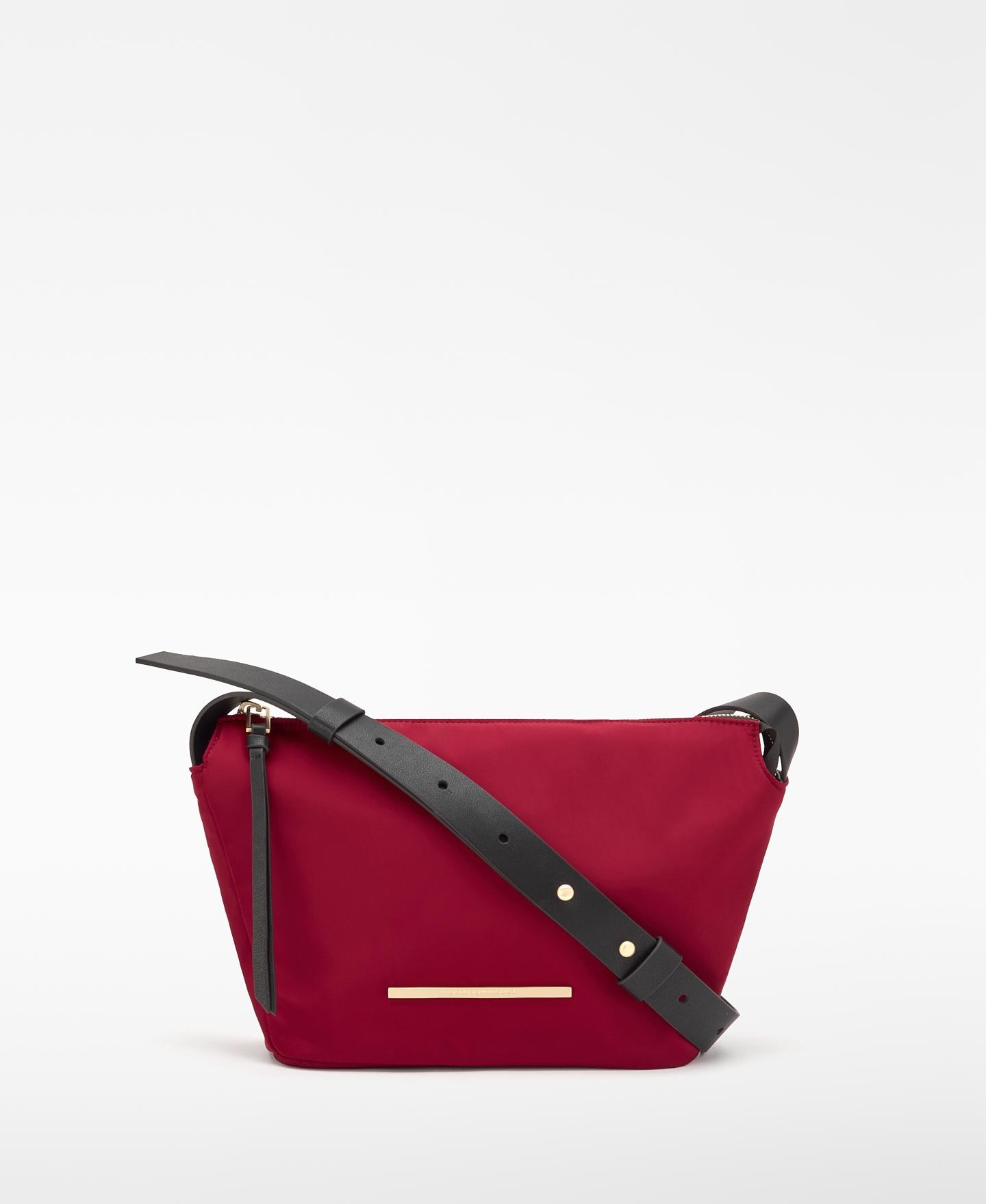 Imagen 0 de Bandolera pequeña de mujer orión con asa regulable Rojo