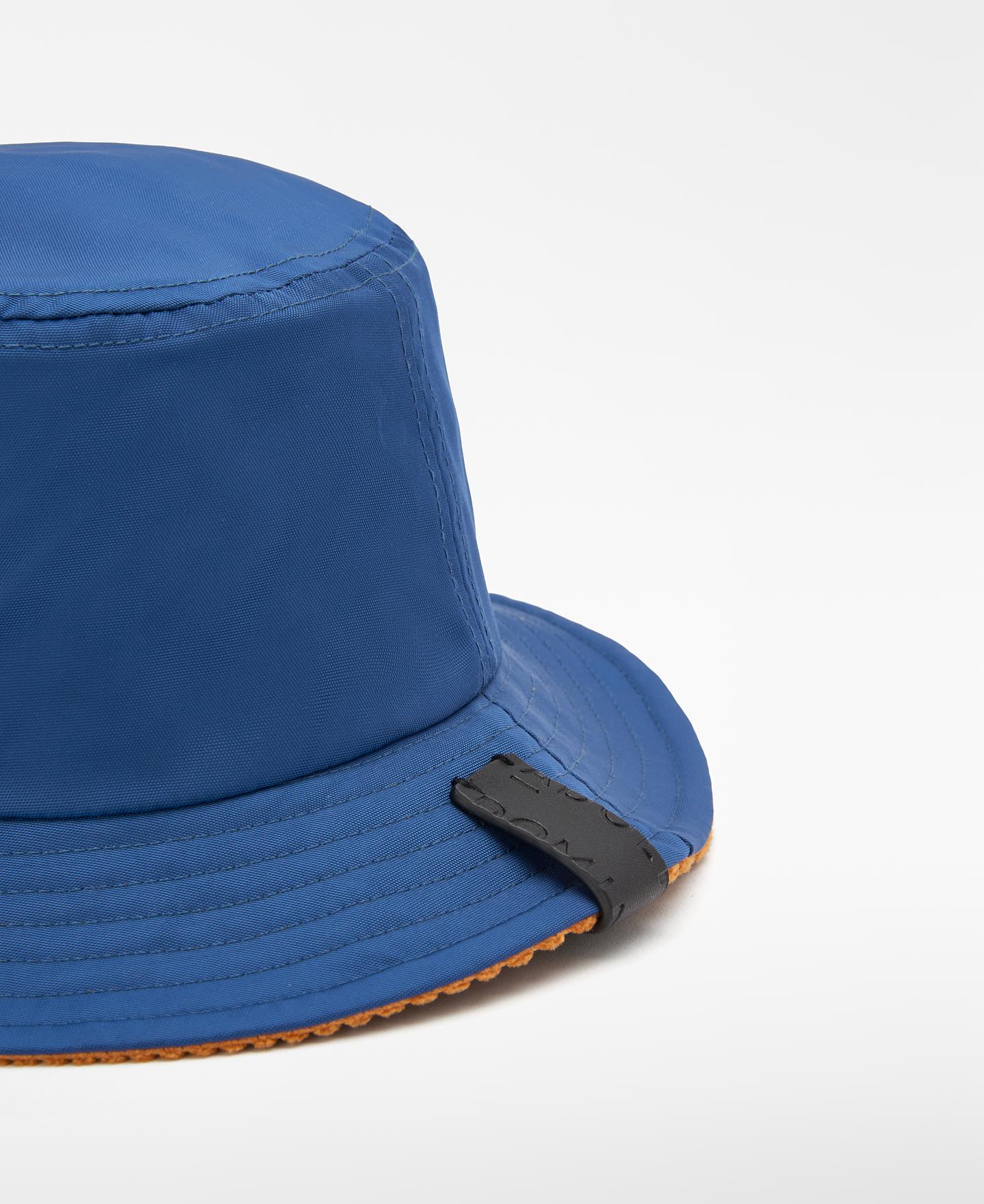 Sombrero de mujer tipo bucket en nailon waterproof - Adolfo Dominguez - Azul Azul-3