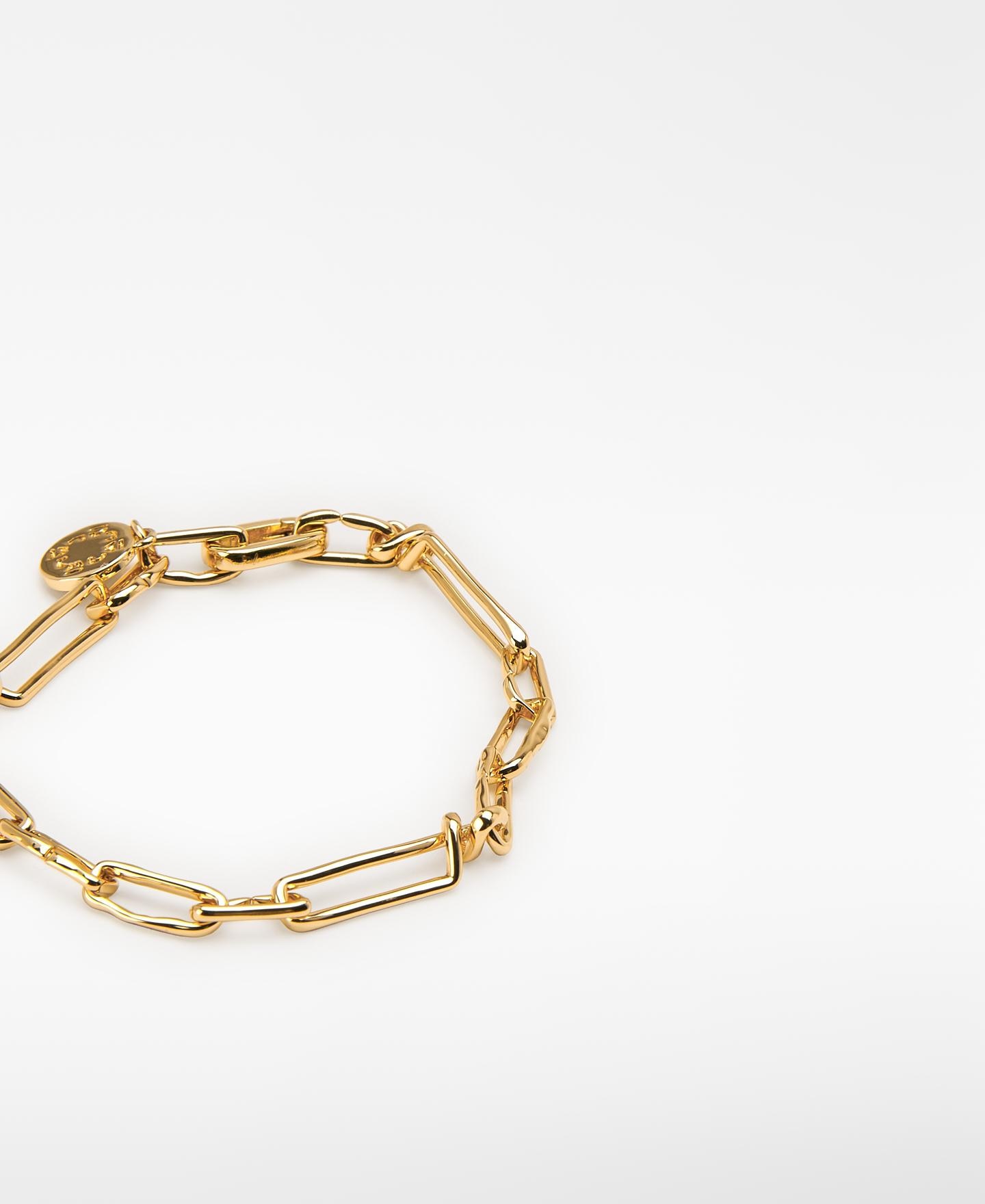 Pulsera de cadena con eslabones irregulares - Adolfo Dominguez - Dorado Dorado-2