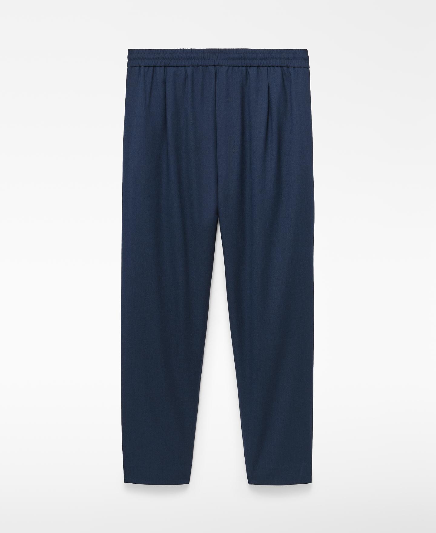 Imagen 0 de Pantalón jogger de hombre con pinzas Azul oscuro
