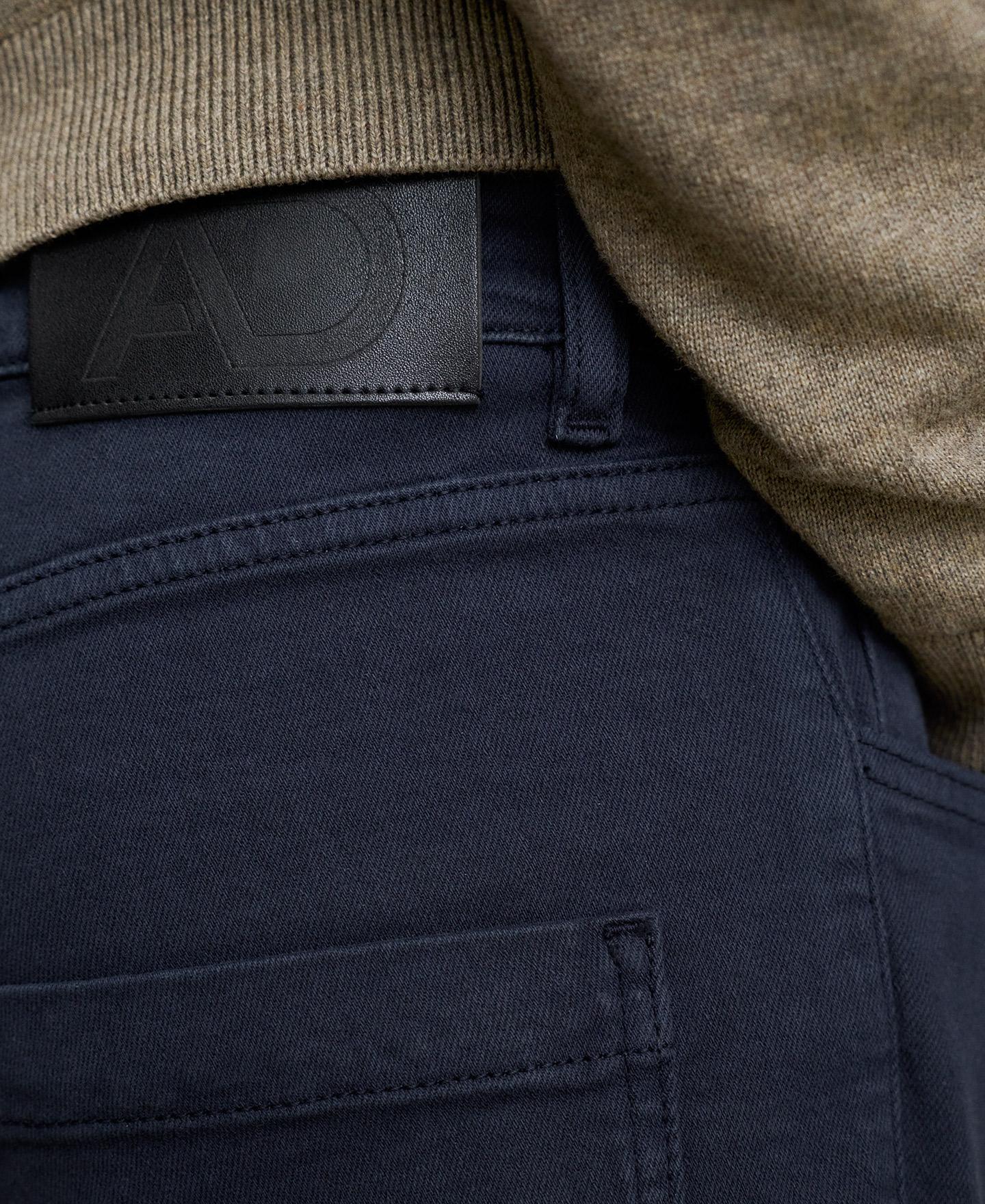 Pantalón denim de cinco bolsillos con algodón orgánico - Adolfo Dominguez - Azul marino Azul marino-4