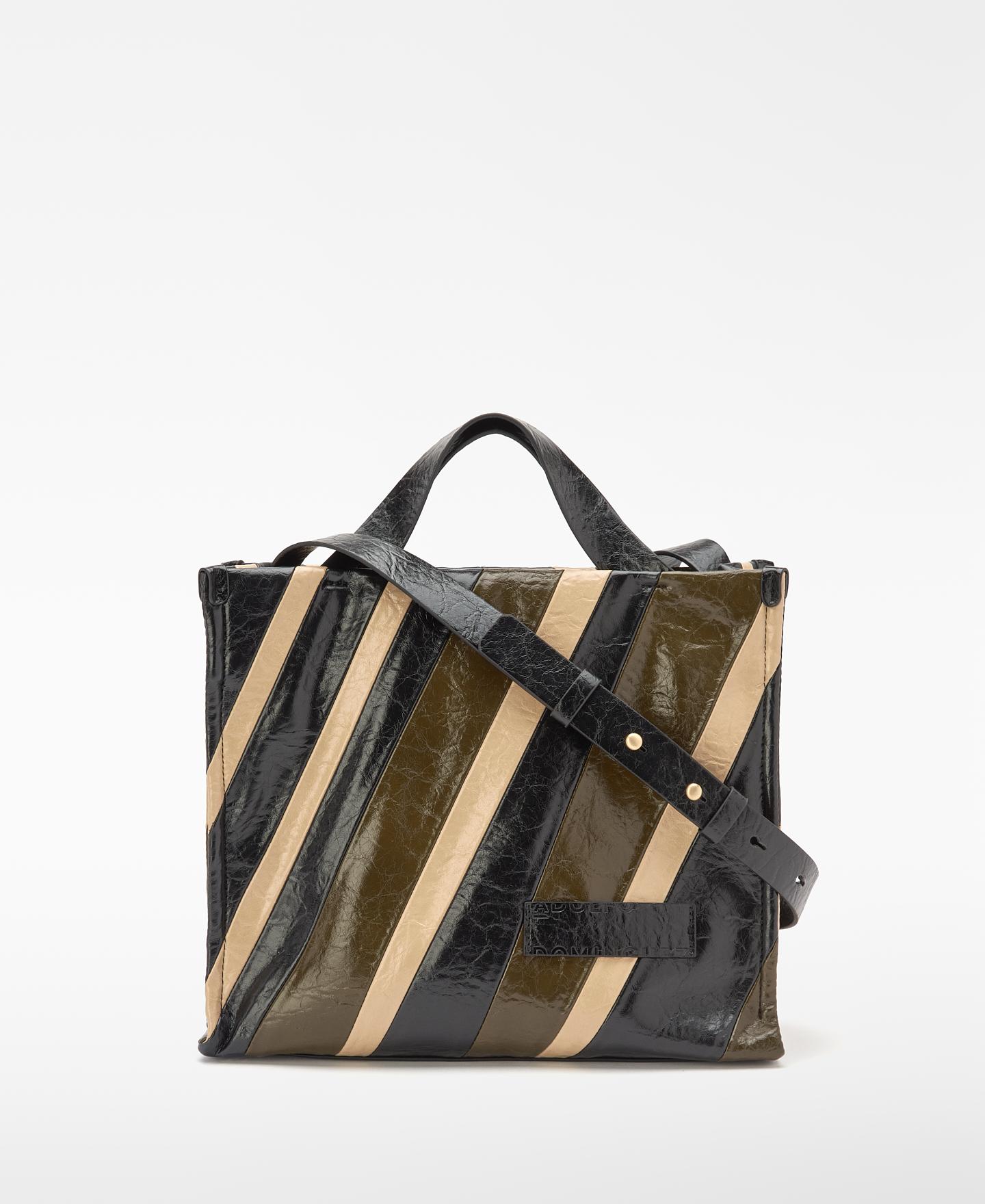 Imagen 0 de Bolso shopper mediano con patchwork Multicolor