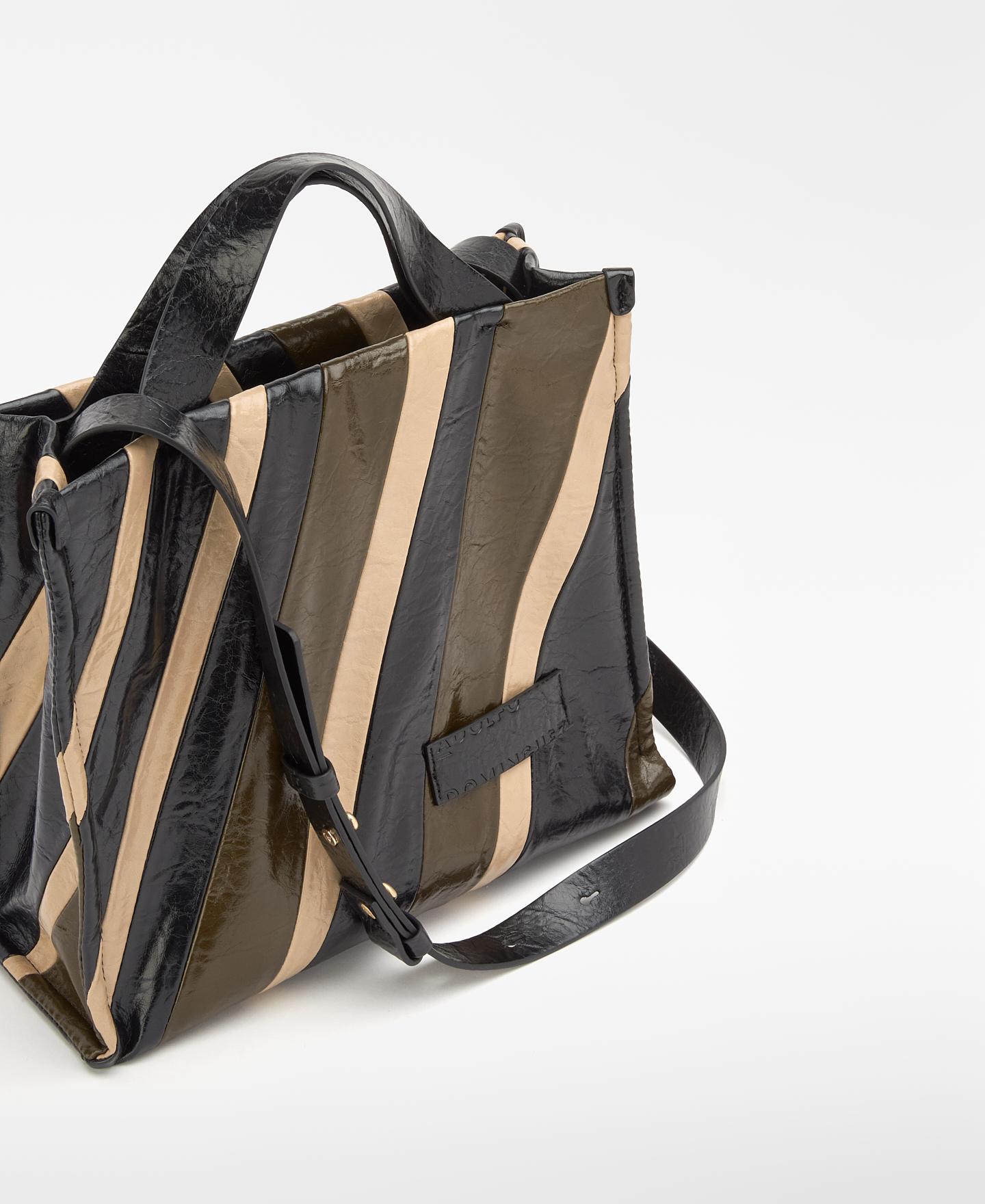 Bolso shopper mediano con patchwork - Adolfo Dominguez - Multicolor Multicolor-4
