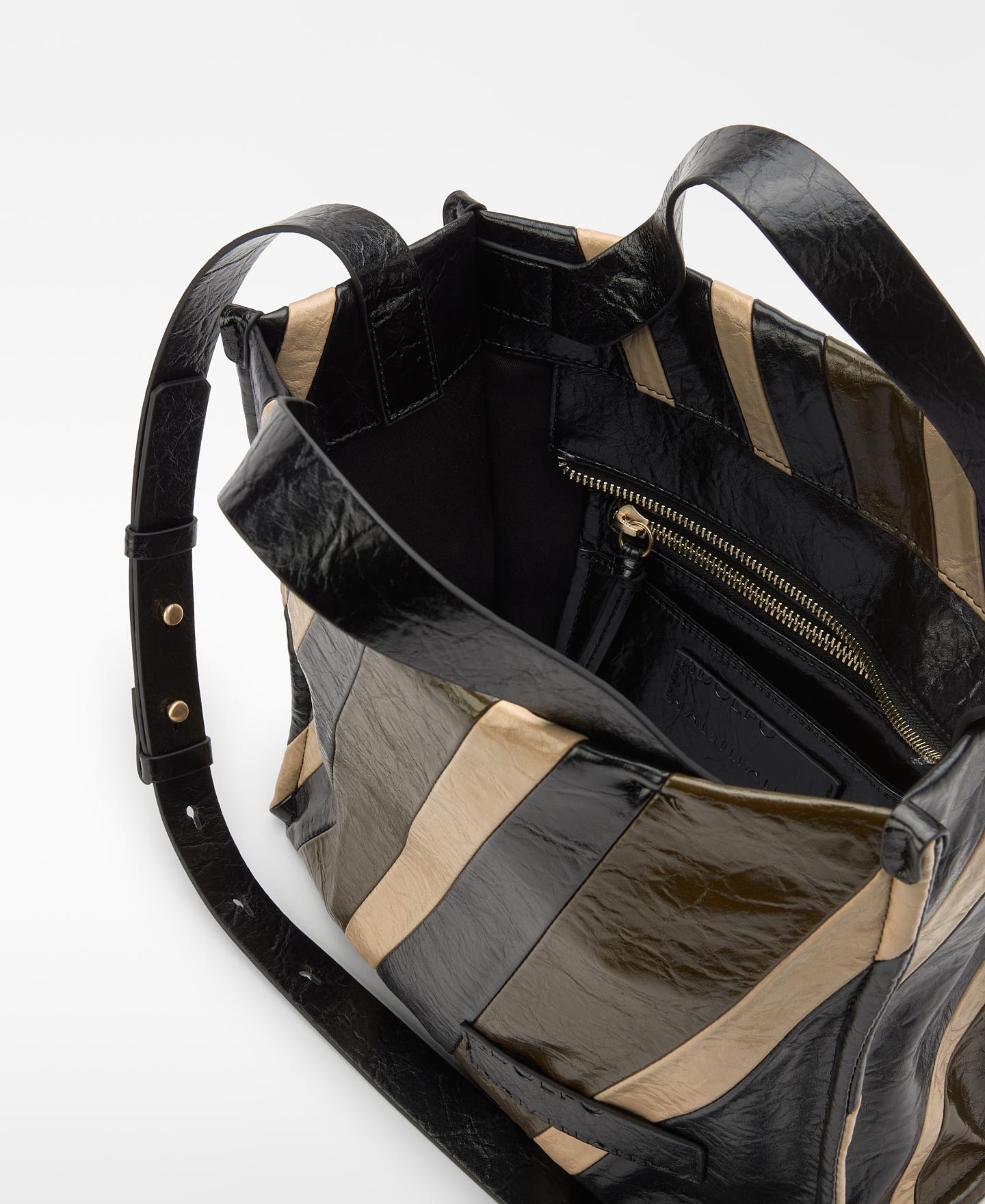 Bolso shopper mediano con patchwork - Adolfo Dominguez - Multicolor Multicolor-6