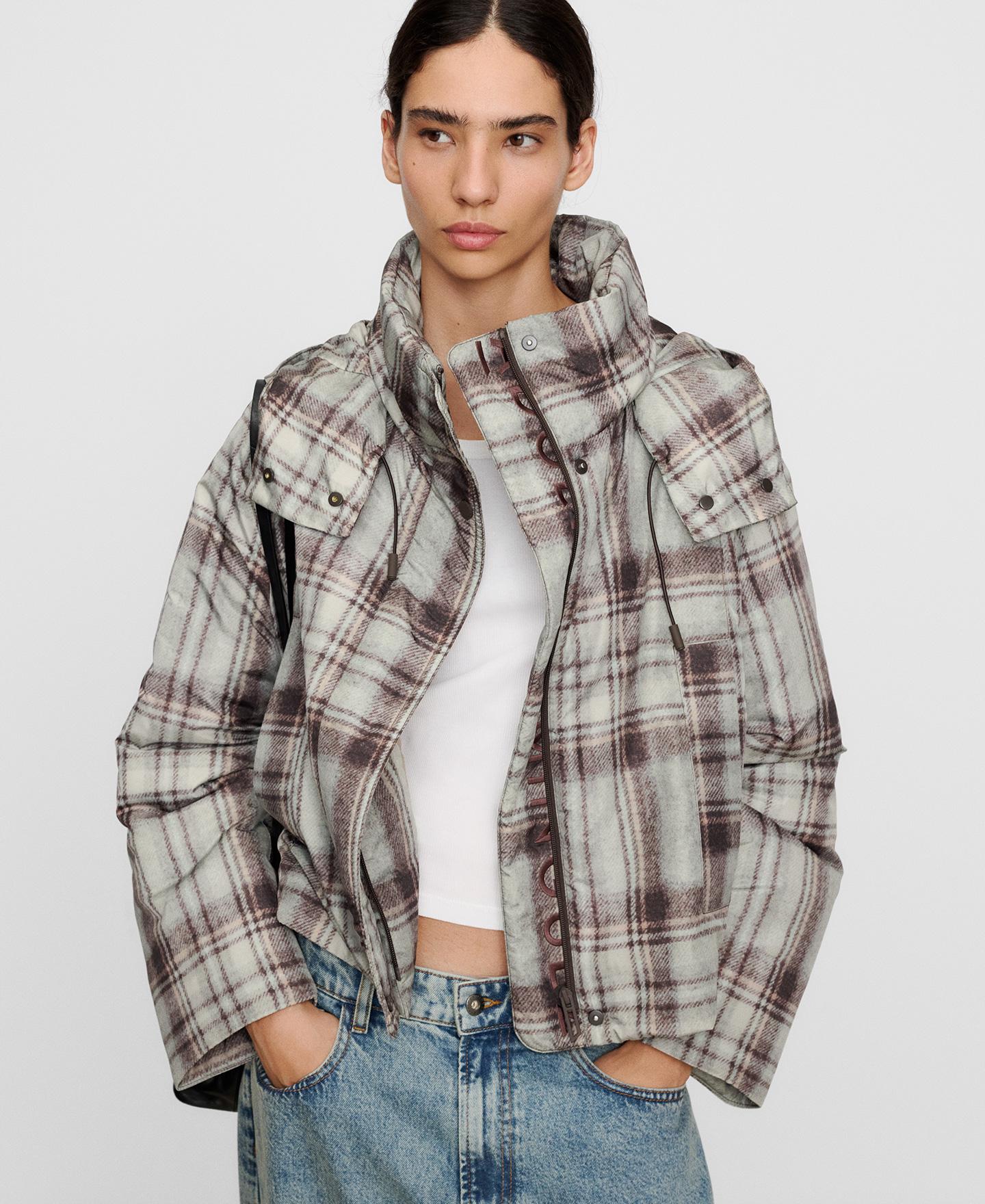 Imagen 0 de Chaqueta de mujer acolchada con capucha Multicolor