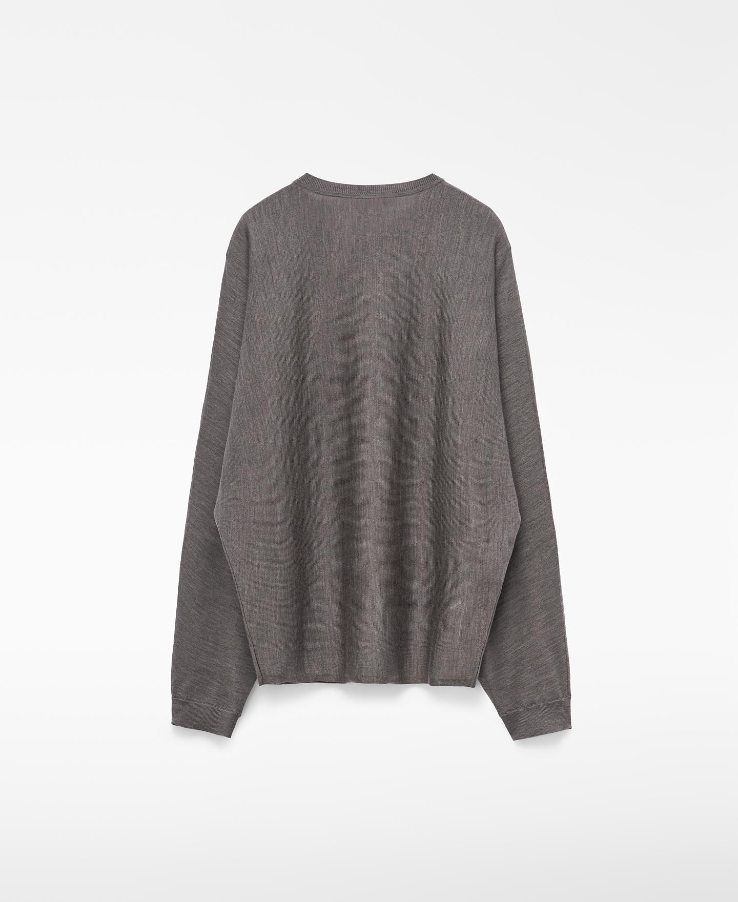 Jersey de mujer de lana merino con media cremallera - Adolfo Dominguez - Marrón Marrón-6