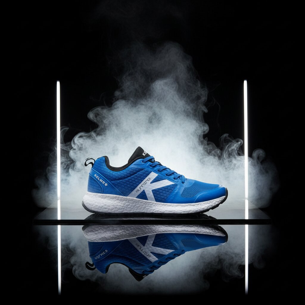 Zapatillas de running unisex K-Rookie Kelme - Azul / Blanco Azul / Blanco-4