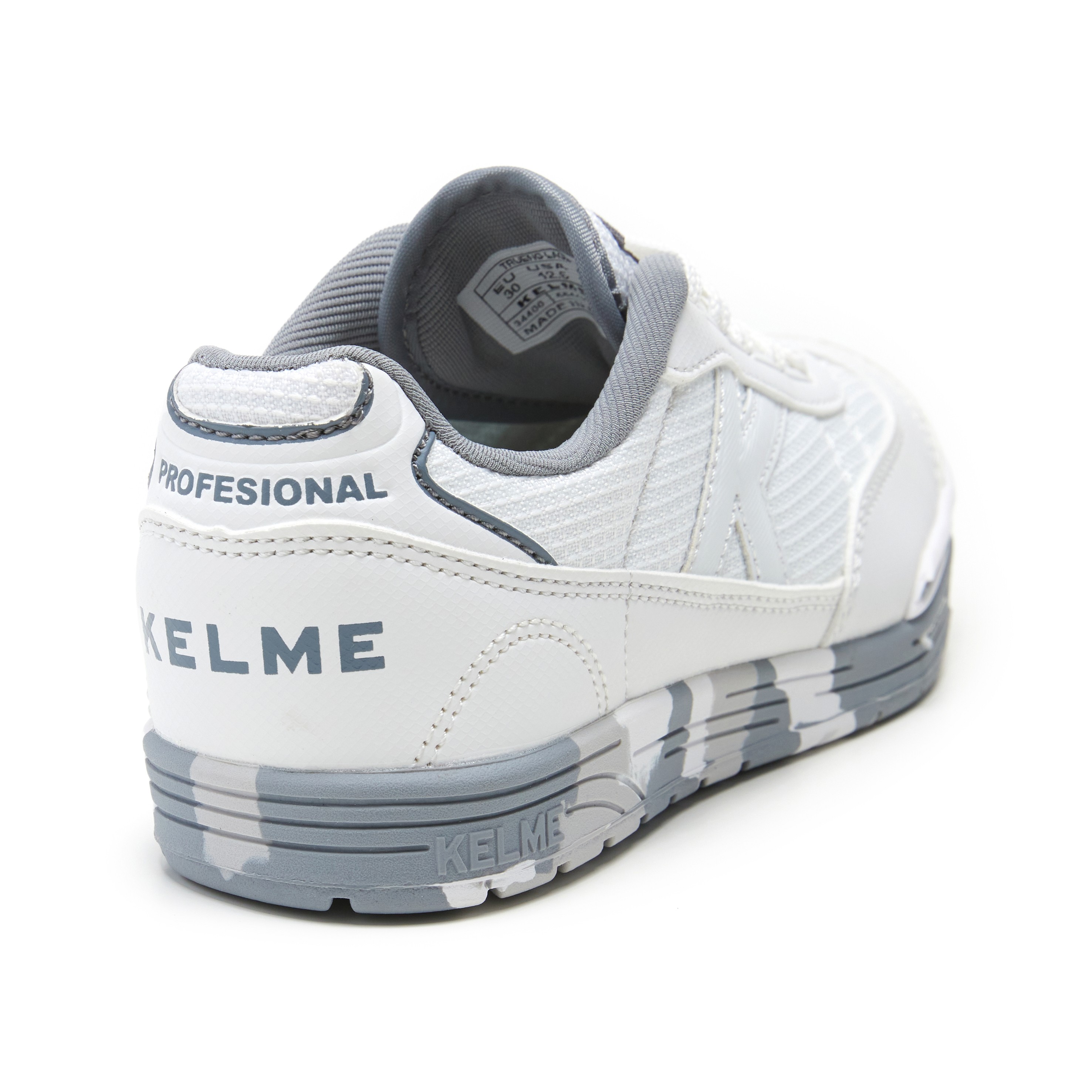 Zapatillas de fútbol sala de niños Trueno Lace Kelme - Gris Gris-4